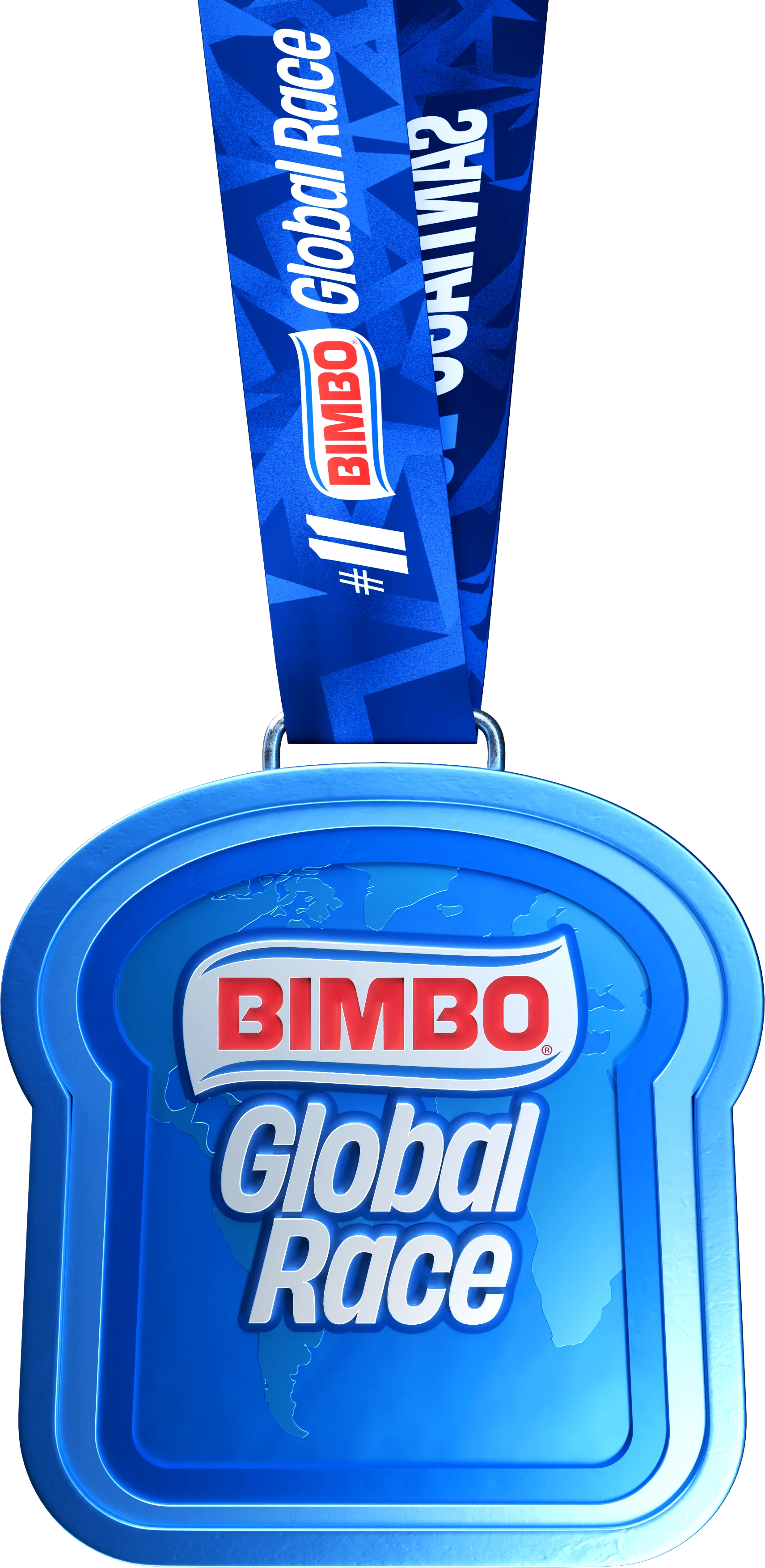 Medalla Bimbo Global Race frente